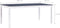 vidaXL - Eettafel - 180x90x73 - cm - grenenhout - wit - en - grijs