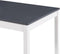 vidaXL - Eettafel - 180x90x73 - cm - grenenhout - wit - en - grijs