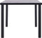 vidaXL - Eettafel - 180x90x75 - cm - MDF - zwart - en - betongrijs