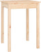 vidaXL - Eettafel - 55x55x75 - cm - massief - grenenhout