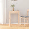 vidaXL - Eettafel - 55x55x75 - cm - massief - grenenhout