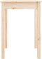 vidaXL - Eettafel - 55x55x75 - cm - massief - grenenhout