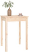 vidaXL - Eettafel - 55x55x75 - cm - massief - grenenhout