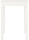 vidaXL - Eettafel - 55x55x75 - cm - massief - grenenhout - wit