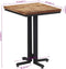 vidaXL - Eettafel - 55x55x76 - cm - massief - gerecycled - teakhout