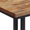 vidaXL - Eettafel - 55x55x76 - cm - massief - gerecycled - teakhout