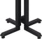 vidaXL - Eettafel - 55x55x76 - cm - massief - gerecycled - teakhout