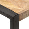 vidaXL - Eettafel - 60x60x75 - cm - massief - ruw - mangohout