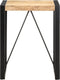 vidaXL - Eettafel - 60x60x75 - cm - massief - ruw - mangohout
