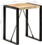 vidaXL - Eettafel - 60x60x75 - cm - massief - ruw - mangohout
