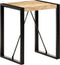 vidaXL - Eettafel - 60x60x75 - cm - massief - ruw - mangohout