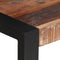 vidaXL - Eettafel - 70x70x75 - cm - massief - gerecycled - hout