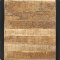 vidaXL - Eettafel - 70x70x75 - cm - massief - ruw - mangohout
