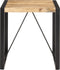 vidaXL - Eettafel - 70x70x75 - cm - massief - ruw - mangohout
