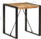 vidaXL - Eettafel - 70x70x75 - cm - massief - ruw - mangohout