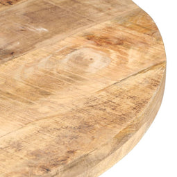 vidaXL - Eettafel - 80 - cm - ruw - mangohout