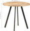 vidaXL - Eettafel - 80 - cm - ruw - mangohout
