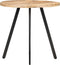 vidaXL - Eettafel - 80 - cm - ruw - mangohout