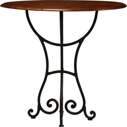 vidaXL - Eettafel - 80x76 - cm - massief - hout - met - honingafwerking