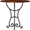 vidaXL - Eettafel - 80x76 - cm - massief - hout - met - honingafwerking