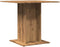 vidaXL - Eettafel - 80x80x75 - cm - bewerkt - hout - artisanaal - eikenkleurig