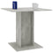 vidaXL - Eettafel - 80x80x75 - cm - bewerkt - hout - betongrijs