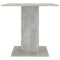 vidaXL - Eettafel - 80x80x75 - cm - bewerkt - hout - betongrijs