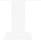 vidaXL - Eettafel - 80x80x75 - cm - bewerkt - hout - hoogglans - wit
