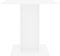 vidaXL - Eettafel - 80x80x75 - cm - bewerkt - hout - wit