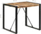 vidaXL - Eettafel - 80x80x75 - cm - ruw - mangohout