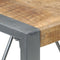 vidaXL - Eettafel - 80x80x75 - cm - ruw - mangohout
