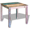 vidaXL - Eettafel - 80x82x76 - cm - massief - gerecycled - hout