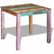 vidaXL - Eettafel - 80x82x76 - cm - massief - gerecycled - hout