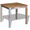 vidaXL - Eettafel - 80x82x76 - cm - massief - gerecycled - hout