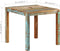 vidaXL - Eettafel - 82x80x76 - cm - massief - gerecycled - hout