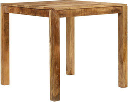 vidaXL - Eettafel - 82x80x76 - cm - massief - mangohout