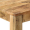 vidaXL - Eettafel - 82x80x76 - cm - massief - mangohout