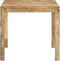 vidaXL - Eettafel - 82x80x76 - cm - massief - mangohout