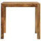 vidaXL - Eettafel - 82x80x76 - cm - massief - mangohout