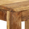 vidaXL - Eettafel - 82x80x76 - cm - massief - mangohout