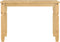 vidaXL - Eettafel - Corona - 112x60x75 - cm - massief - grenenhout