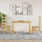 vidaXL - Eettafel - Corona - 112x60x75 - cm - massief - grenenhout