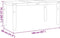 vidaXL - Eettafel - Corona - 160x80x75 - cm - massief - grenenhout - wit
