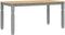 vidaXL - Eettafel - Corona - 160x80x75 - cm - massief - grenenhout - grijs