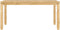 vidaXL - Eettafel - Corona - 160x80x75 - cm - massief - grenenhout