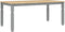vidaXL - Eettafel - Corona - 180x90x75 - cm - massief - grenenhout - grijs