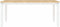 vidaXL - Eettafel - Corona - 180x90x75 - cm - massief - grenenhout - wit