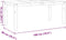 vidaXL - Eettafel - Corona - 180x90x75 - cm - massief - grenenhout - grijs