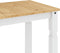 vidaXL - Eettafel - Corona - 180x90x75 - cm - massief - grenenhout - wit