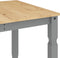 vidaXL - Eettafel - Corona - 180x90x75 - cm - massief - grenenhout - grijs